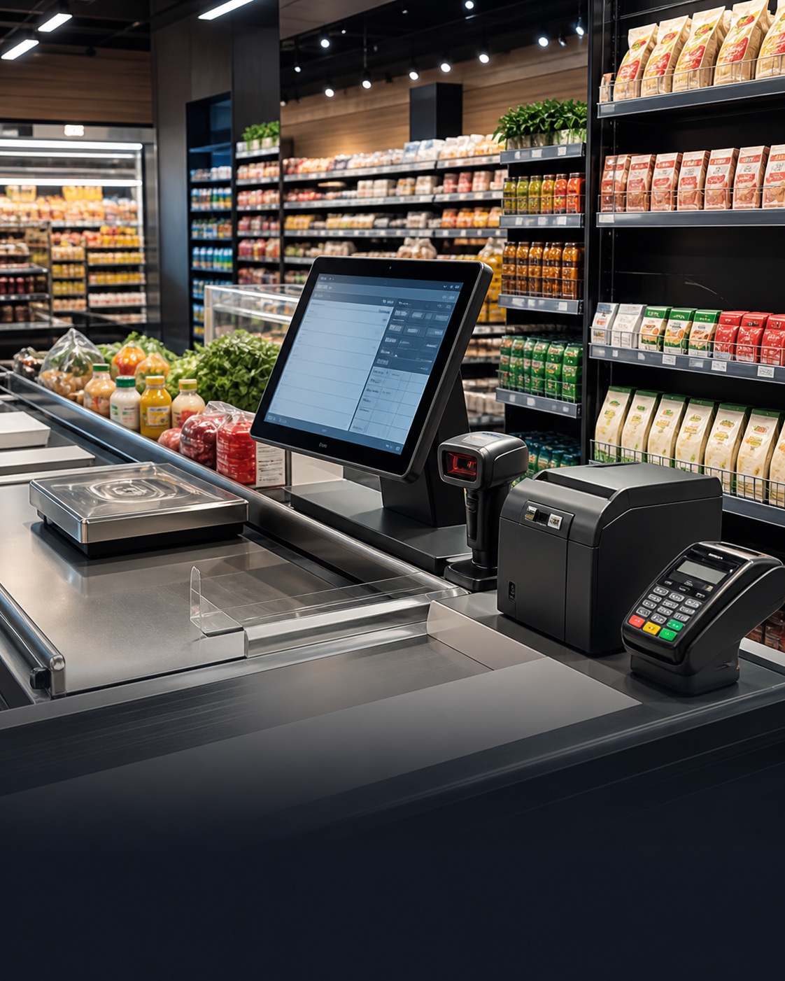 Automação de checkout e estoque para supermercados
