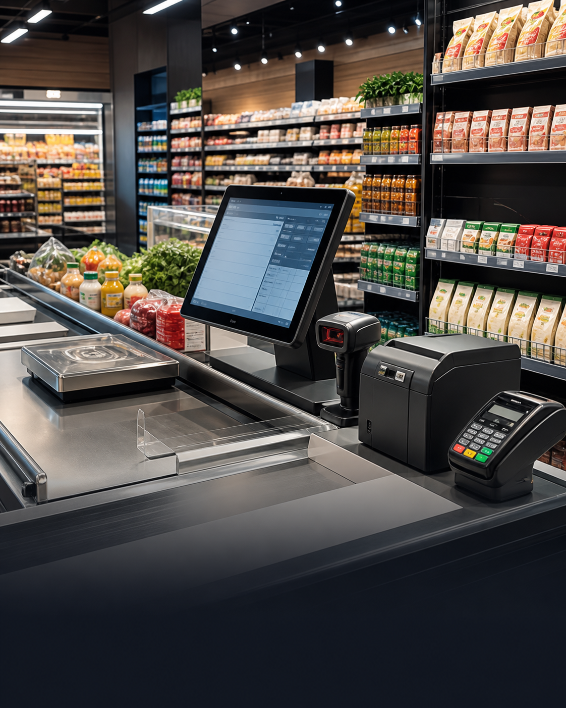 Automação de checkout e estoque para supermercados